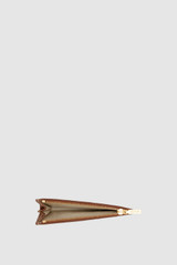 Internal product shot of the Oroton Margot 4 Credit Card Mini Zip Pouch in Whiskey and Pebble leather for Women .