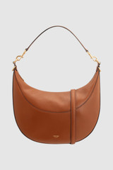 Front product shot of the Oroton Florence Medium Hobo in Cognac and Smooth leather material for Women .