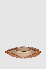 Internal product shot of the Oroton Florence Medium Hobo in Cognac and Smooth leather material for Women .