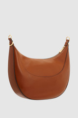 Back product shot of the Oroton Florence Medium Hobo in Cognac and Smooth leather material for Women .