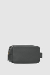 Back product shot of the Oroton Marcus Pebble Wetpack in Slate and Pebble Leather for Men .