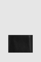 Back product shot of the Oroton Marcus Veg 12 Credit Card Wallet in Black and Premium vegetable-tanned leather for Men .