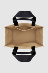 Internal product shot of the Oroton Everyday Tote in Straw and Crafted from 99.9% recycled polyester material for Women .