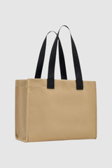 Back product shot of the Oroton Everyday Tote in Straw and Crafted from 99.9% recycled polyester material for Women .