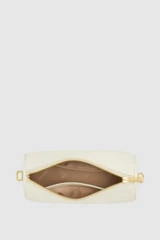 Internal product shot of the Oroton Harvey Baguette Crossbody in Cream and Premium smooth leather for Women .