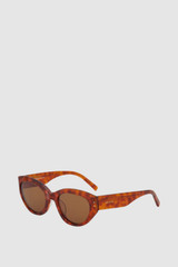 Back product shot of the Oroton Whitely Sunglasses in Vintage Tort and Acetate material for Women .