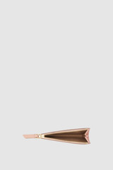 Internal product shot of the Oroton Eve Mini 4 Credit Card Zip Pouch in BLOSSOM and Premium pebble leather for Women .