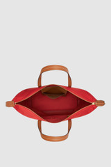 Internal product shot of the Oroton Lilly Nylon Light Weight Tote Bag in DARK RUBY and Nylon fabric for Women .