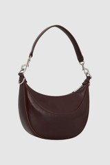 Back product shot of the Oroton Florence Small Shoulder Bag in COPPER and Premium crackle leather for Women .