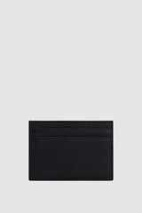 Back product shot of the Oroton Larsen Credit Card Sleeve in Black and Premium smooth leather for Men .