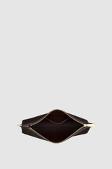 Internal product shot of the Oroton Cecile Texture Pouch in Mulberry and Textured leather Outer for Women .