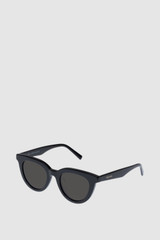 Front product shot of the Oroton Heidi Sunglasses in Black and Premium acetate material for Women .