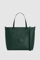 Front product shot of the Oroton Polly Smooth Small Tote in Evergreen and Premium smooth leather for Women .
