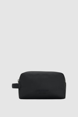 Front product shot of the Oroton Larsen Coated Nylon Wetpack in Black and 100% polyester fabric for Men .