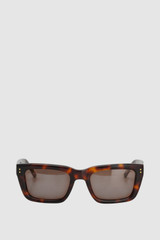 Detail product shot of the Oroton Hanna Brown Mono Sunglasses in Signature Tort and Premium acetate frame for Women .