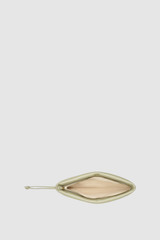 Internal product shot of the Oroton Marais Crackle Wristlet Pouch in Pistachio and Premium smooth leather for Women .