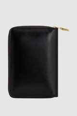 Back product shot of the Oroton Marais Crackle Passport Wallet in Dark Chocolate and Premium smooth leather for Women .