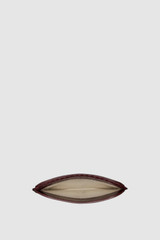 Internal product shot of the Oroton Marella Crackle Credit Card Sleeve in Copper and Premium crackle leather for Women .