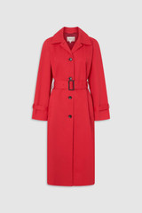 Front product shot of the Oroton Essential Mac in Poppy and 100% cotton fabric for Women .