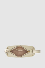 Internal product shot of the Oroton Dorit Mini Hobo in Ecru and Premium pebble leather for Women .