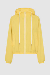 Front product shot of the Oroton Weekend Windbreaker in Daffodil and 100% cotton fabric for Women .