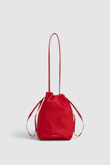 Front product shot of the Oroton Maple Satin Mini Bag in True Red and Satin fabric material for Women .