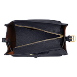 Internal product shot of the Oroton Margot Mini Bucket Bag in North Sea and Pebble Leather for Women .