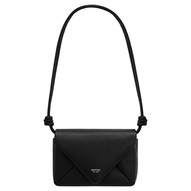 Oroton Cinder Baguette Leather Shoulder Bag - Black - ShopStyle