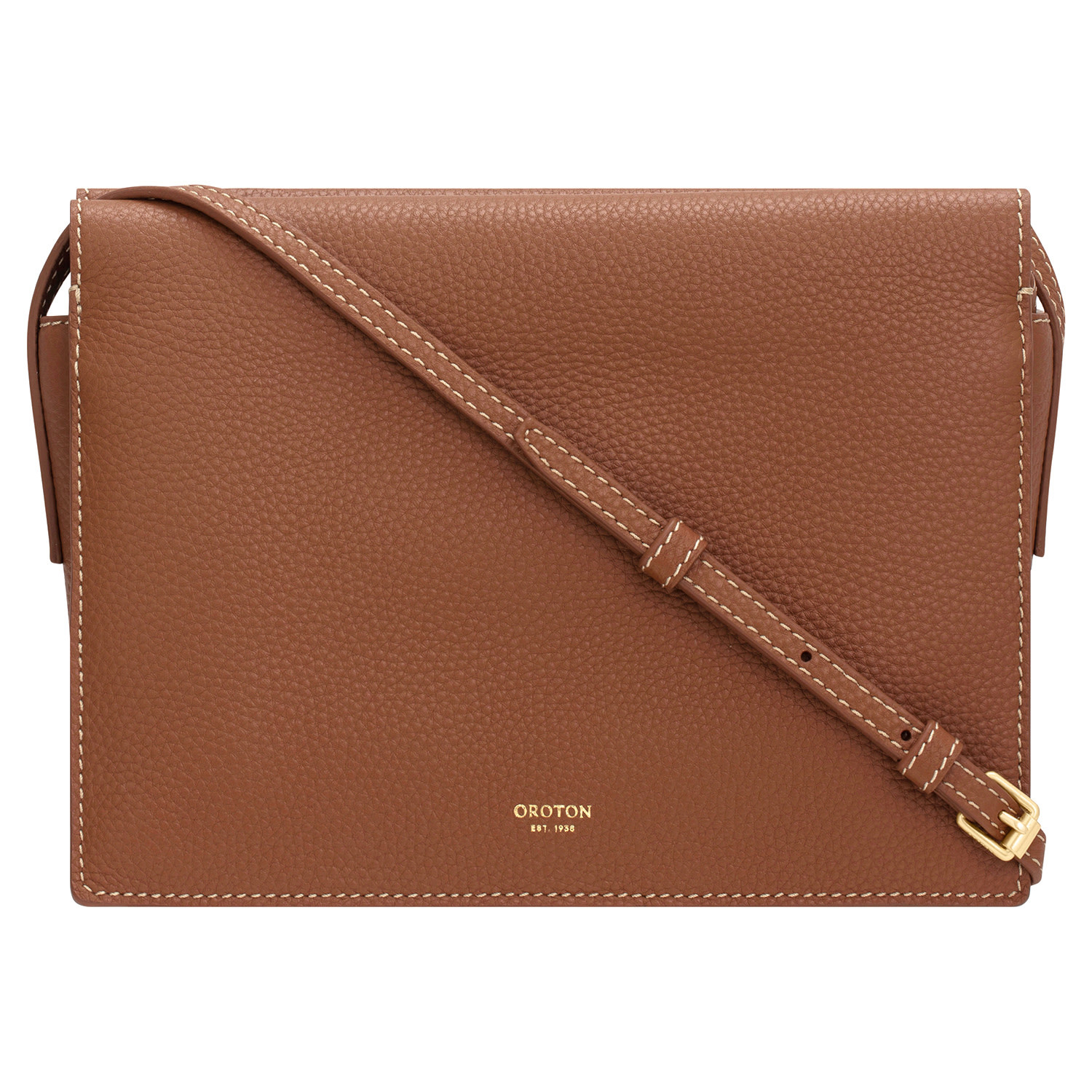 Margot Zip Crossbody Whiskey Oroton