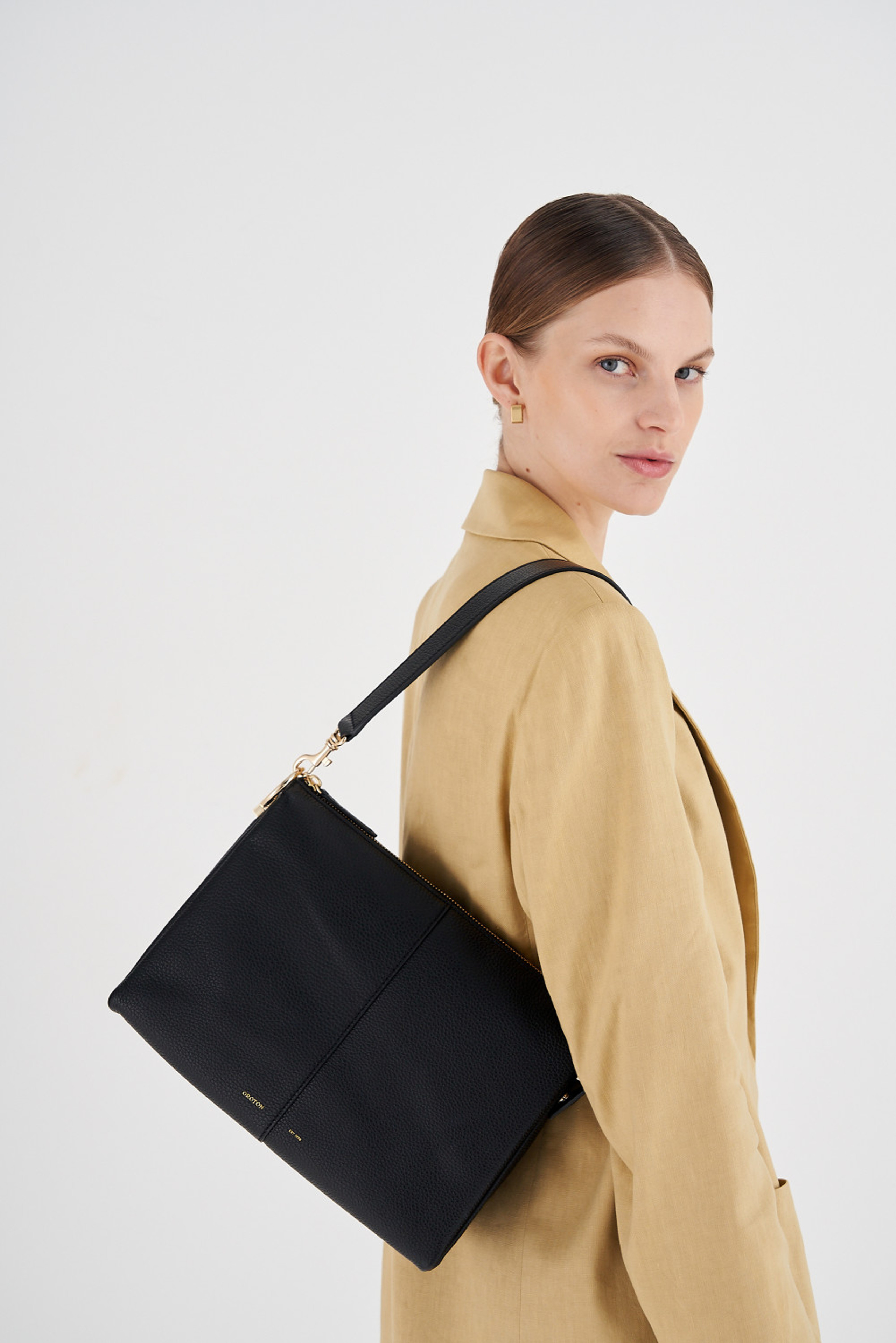Emma Medium Day Bag - Black | Oroton