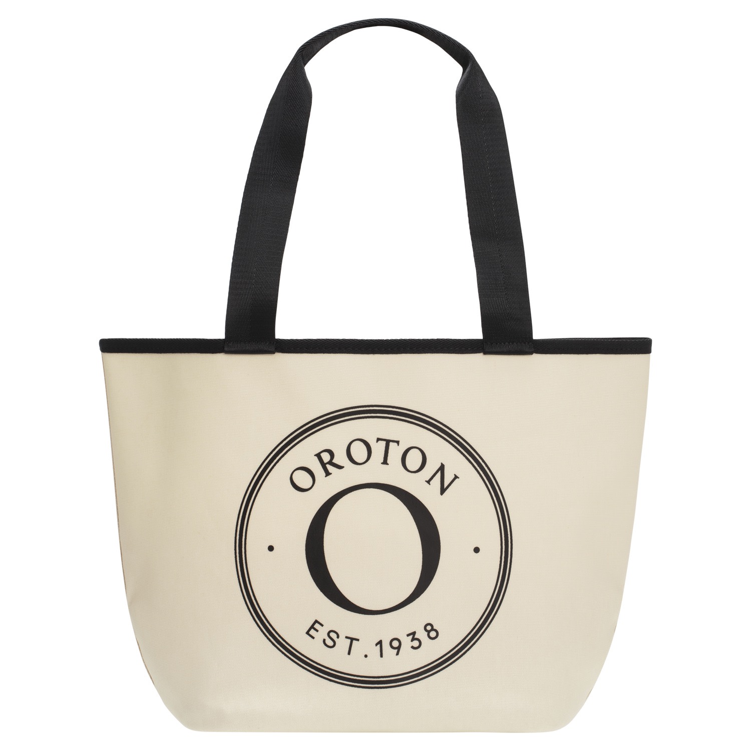 Kaia Mini Shopper Tote - Natural/Black | Oroton