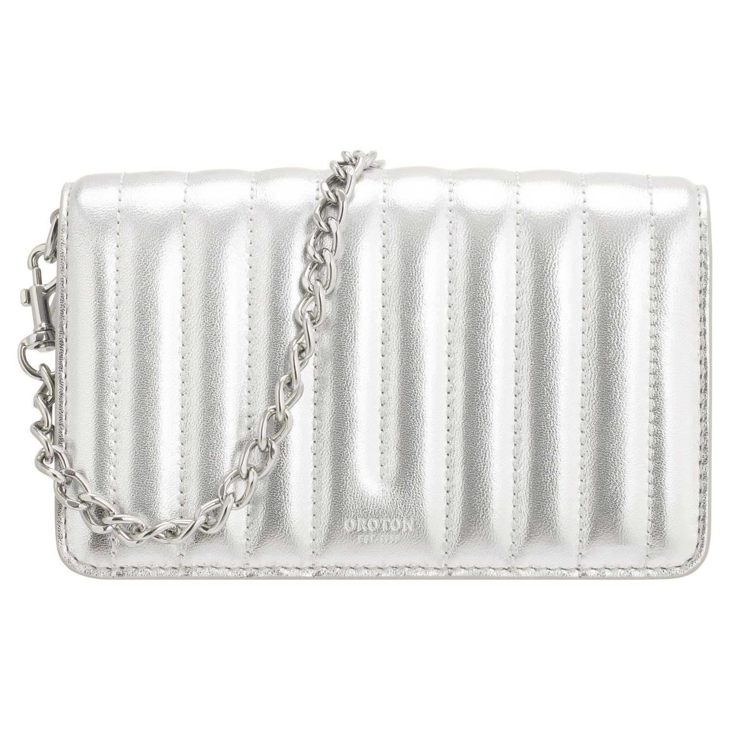 ●Fallett● micro chain bag silver FA2303BG07SV MICRO CHAIN BAG SILVER - FALLETT | 60% - Asian Fashion