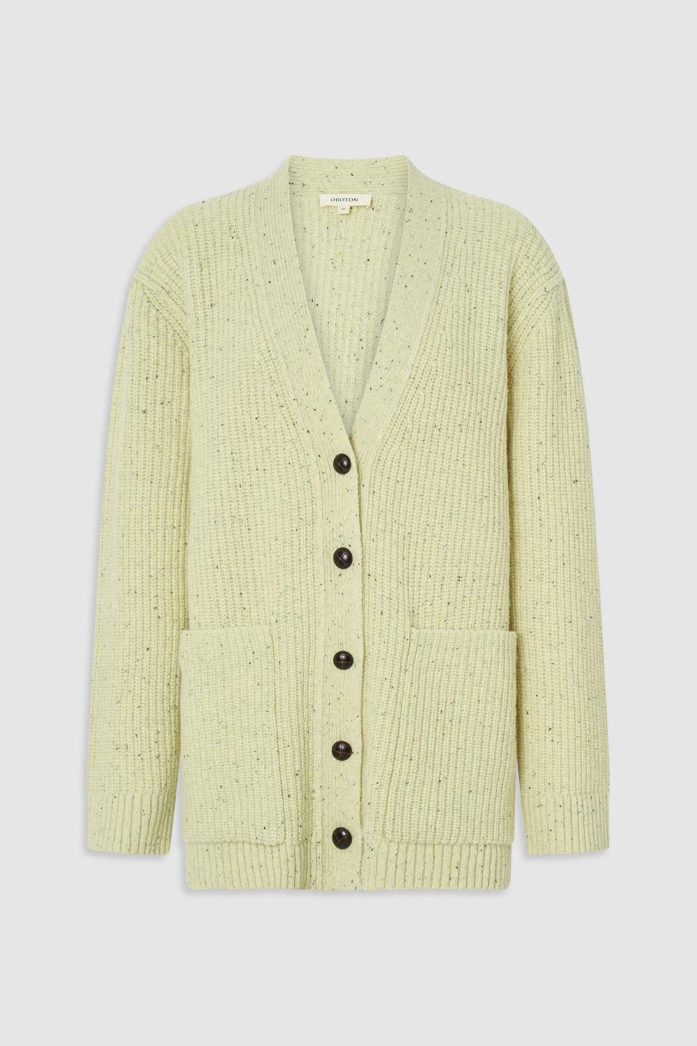 トップス OHOTORO Bold Handmade Cardigan ivory OHOTORO Bold Handmade Cardigan ivory OHOTORO Bold Handmade