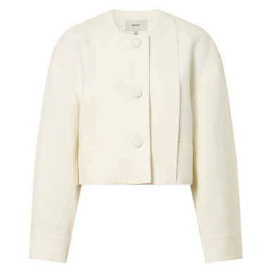 Crop Jacket - Cream | Oroton