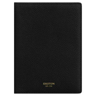 快適グッズ・旅行小物 Oroton Harvey Signature Passport Cover Harvey Signature Passport Cover - Black | Oroton