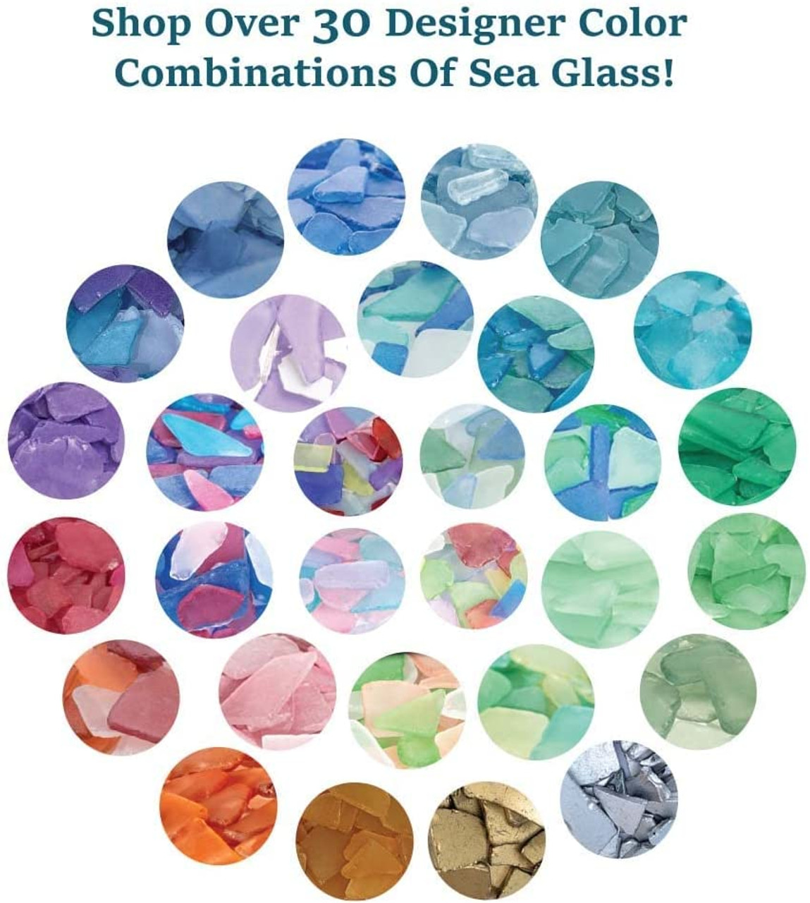 Nautical Crush Trading Holiday Sea Glass, Mint 11oz Tumbled Sea Glass  Decor