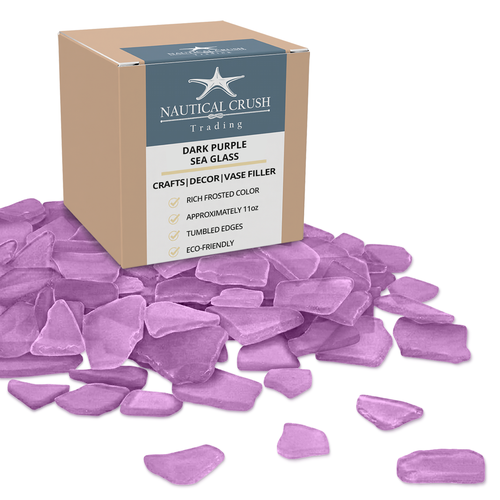  Sea Glass 11oz Metallic Purple Sea Glass