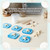 Starfish 24 Knobby White Starfish 1 1/4" to 2 1/4" Starfish for Crafts and Decor