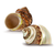Hermit Crab Shells 1 Brown and 1 Banded Petholatus Polished Turbo Shells 2"-2.5" Hermit Crab House for Décor