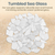 Sea Glass | White Frosted Sea Glass Mix | 11oz for Craft and Decor