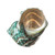 Polished Jade Green Turbo Shell | 3.5" - 4" | 1 Piece (Spiral Stripes)