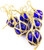 Glass Float | Cobalt Blue Fishing Buoy Balls 2" | Set of 6