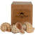  3 Rapana Shells displayed next to shipping box