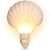 Natural Sea Shell Night Light | Real Clam Shell Night Light | Home Decor 