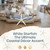 Starfish | 20 White Finger Starfish 4" to 6" | Home Decor - Art & Crafts