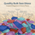 Sea Glass | Blue Red & Purple Sea Glass Mix | 11oz for Craft and Decor