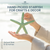 Starfish 10 Blue Green & White Finger Star Fish 6-8 Inch Starfish for Crafts and Decor 