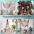  Fishing Net 5' x 7' with Blue and White Finger Starfish 3"-4" Authentic Net and Starfish for Decor