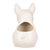  Bulldog Succulent Ceramic Planter back view