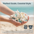 Seashell Mix 2 Pack each 1 Pound of Real Beach Seashells w/ Real Starfish & Caribbean Blue Sea Glass for Crafts and Decor